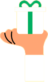 рука